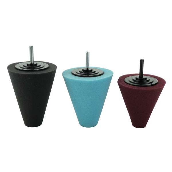 Factory Sale Abrasive Power Tool Applicator Cone Foam Polishing pad for Car Wheel Polishing